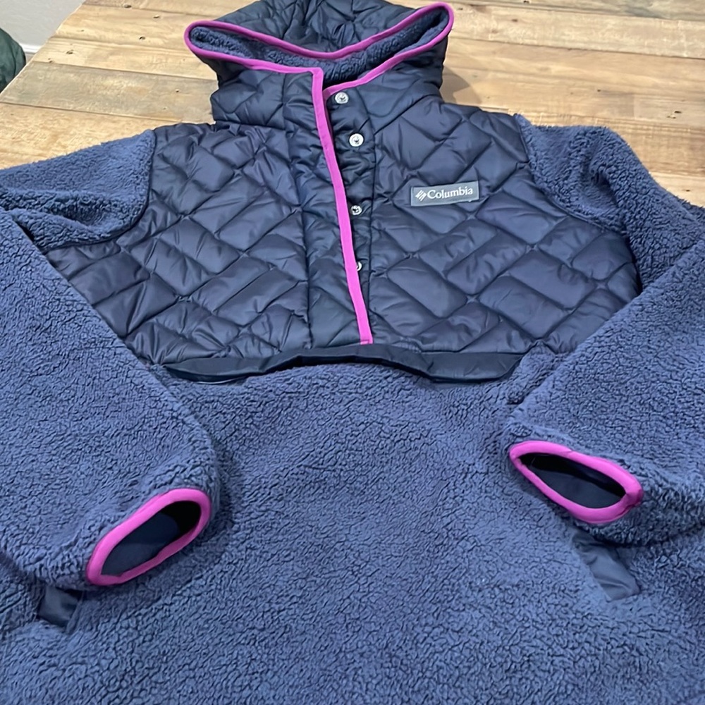 Columbia women’s fleece pullover coat